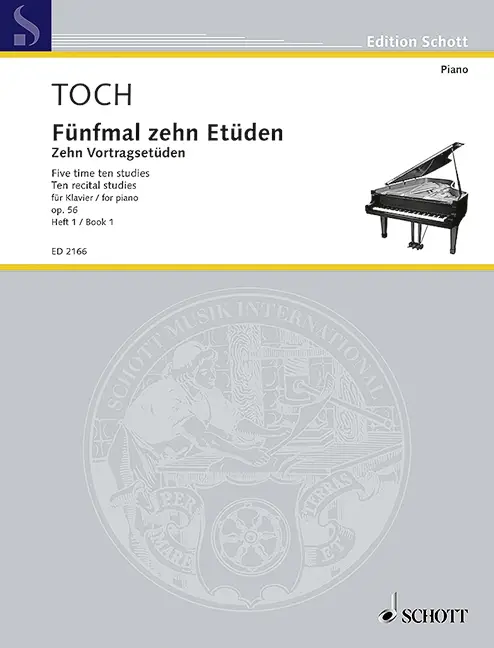 Fünfmal zehn Etüden op. 56 Billig