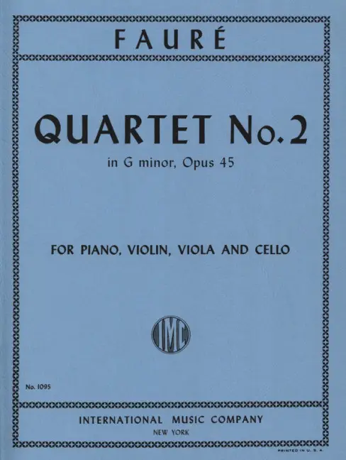 Quartet g minor no.2 op.45 Kostenfreie Lieferung