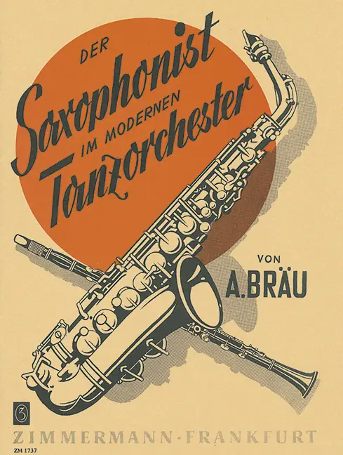 Solange Der Vorrat Reicht Der Saxophonist im modernen Tanzorchester