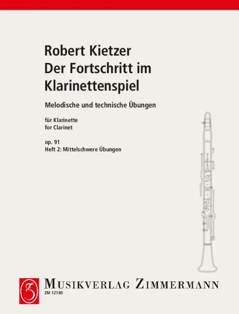 Der Fortschritt im Klarinettenspiel op.91 Band 2 Kostenloser Versand