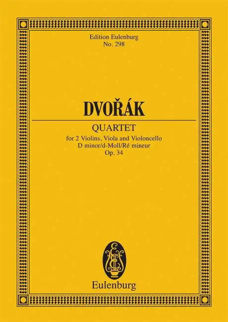 Versand Am Gleichen Tag Streichquartett d-Moll op.34