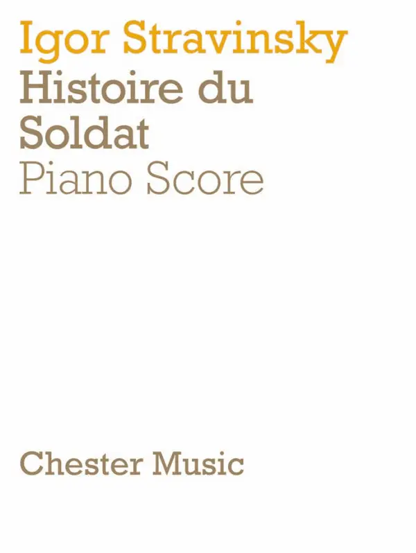 Solange Der Vorrat Reicht The Soldier's Tale vocal score