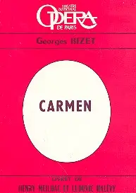 Begrenztes Angebot Carmen livret (fr)
