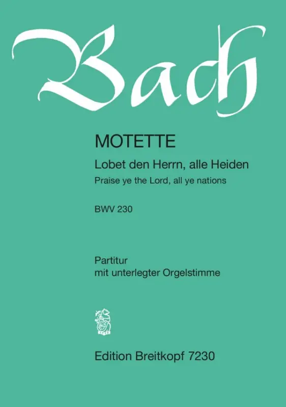 Bestseller Lobet den Herren BWV230 - Motette