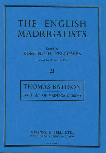 Mega-Angebot First Set of Madrigals