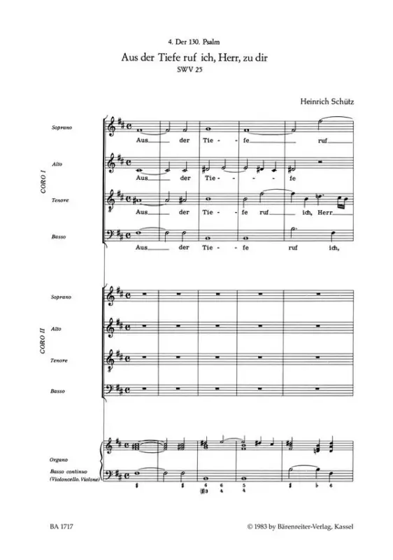 Aus der Tiefe rufe ich SWV25 Top-Preis