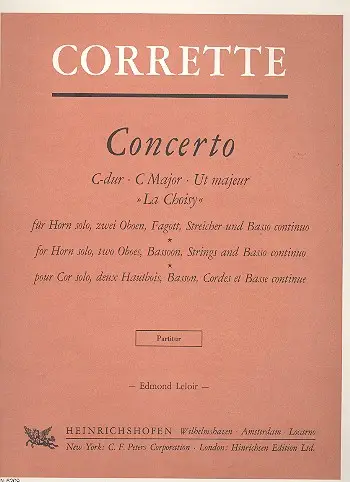 Concerto C-Dur La choisy Saisonangebot