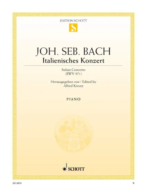 Italienisches Konzert BWV971 Heißes Angebot