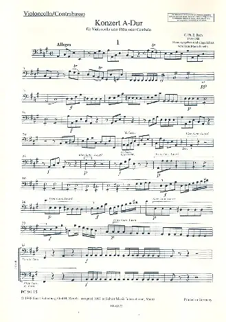 Konzert A-Dur Billig