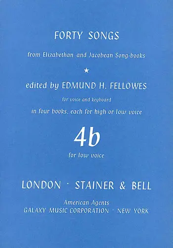 40 Songs from Elizabethan and Neue Kollektion