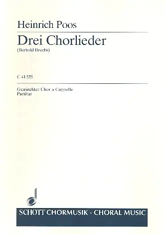 Nur Für Kurze Zeit Drei Chorlieder