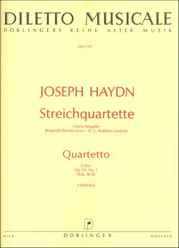 Preisreduziert Streichquartett G-Dur op.54,1