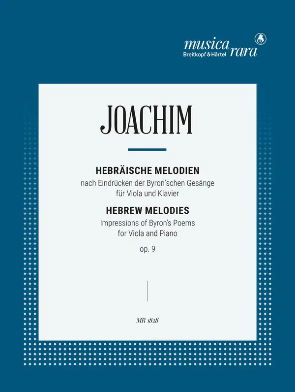 Bestseller Hebrew Melodies op.9