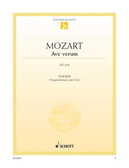 Preisknaller Ave verum KV618