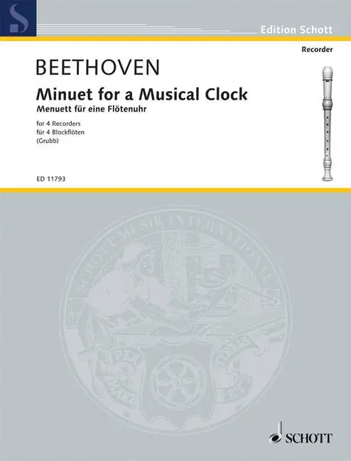 Direktkauf Minuet for a flute clock