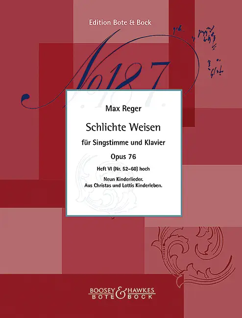 Sonderangebot Schlichte Weisen op.76 Band 6 (Nr.52-60)