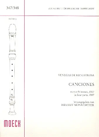 4 Canciones zu 4 Stimmen Ausverkauf