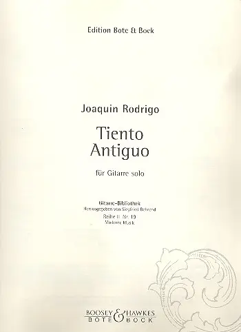 Wochenendangebot Tiento antiguo