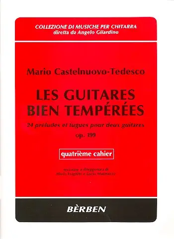 Begrenztes Angebot Les guitares bien temperées op.199 vol.4