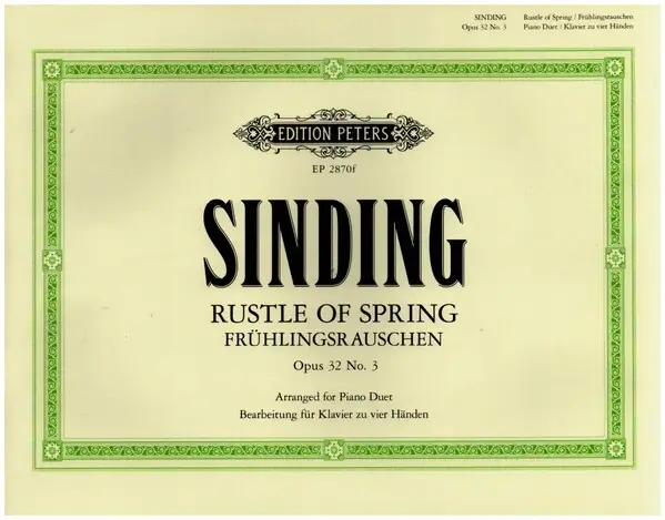 Must-Have Rustle of Spring op.32,3 für