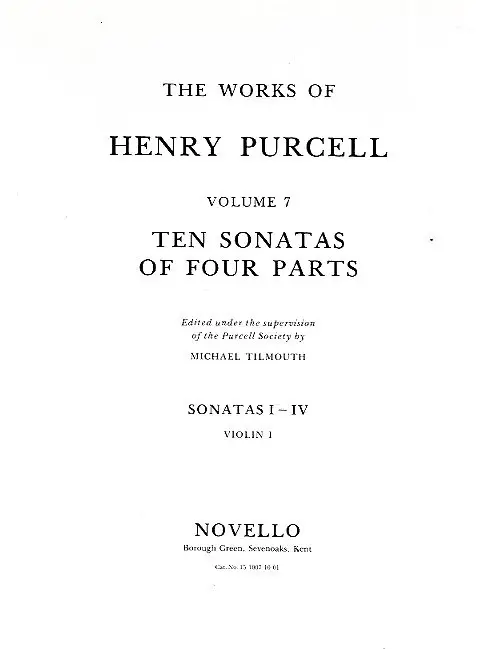 10 Sonatas of 4 Parts Bestseller