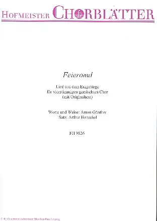 Feieromd (Dialektfassung) Bestseller