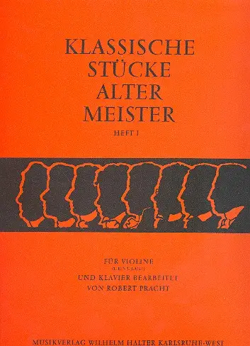 Klassische Stücke alter Meister Band 1 Online Kaufen