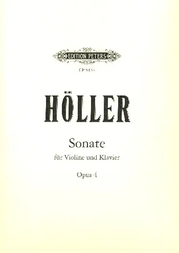 Online Kaufen Sonate op.4 (1929, Neufassung 1968)