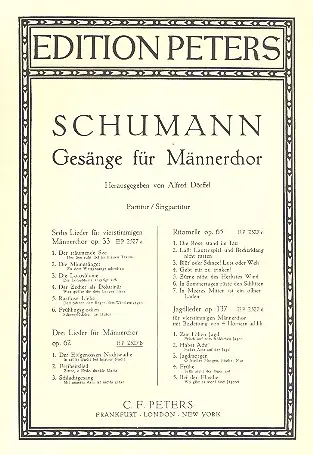 Super-Preis 3 Lieder op.62