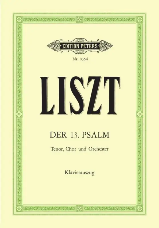 Der 13. Psalm Begrenztes Angebot