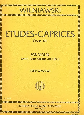 Jetzt Bestellen Etudes-Caprices op.18