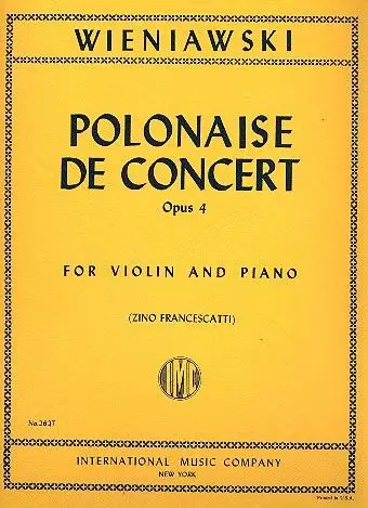 Zertifiziert Polonaise de concert d major op. 4