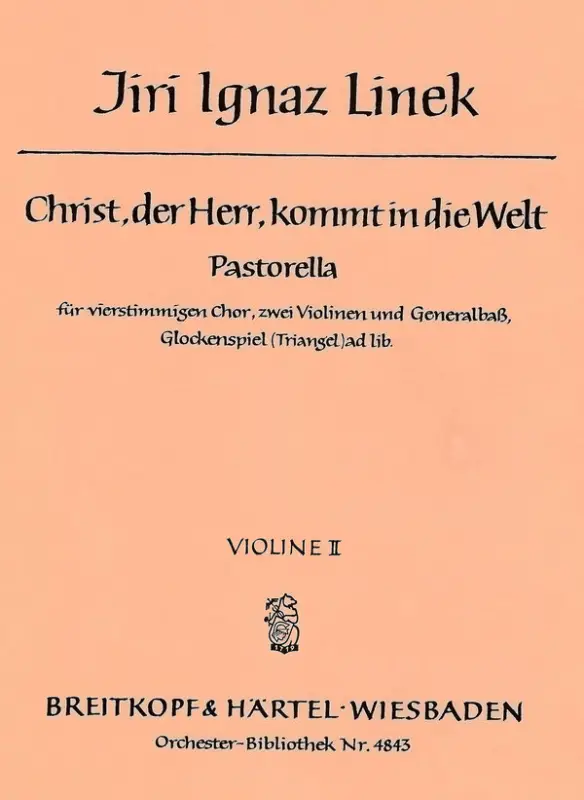 Christ der Herr kommt in die Welt Neuheit