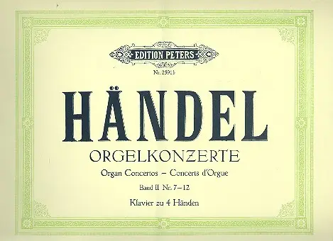Sale Konzerte op.7 Band 2 (Nr.7-12) für Orgel und Streichorchester