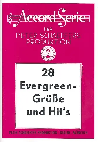 28 Evergreen-Grüße und Hit's Sale