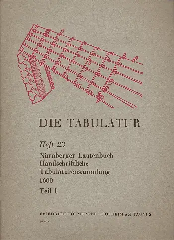 Nürnberger Lautenbuch Band 1 Heißes Angebot