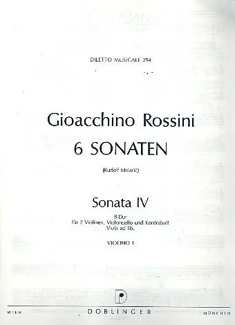 Sonate B-Dur Nr.4 für 2 Violinen, Neu