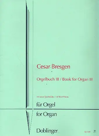 Neu Orgelbuch Band 3 14 kurze