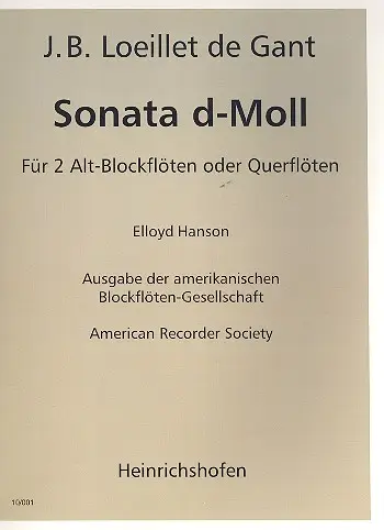 Sonderaktion Sonate d-Moll
