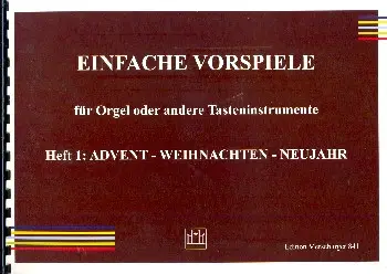 Beliebt Einfache Vorspiele Band 1