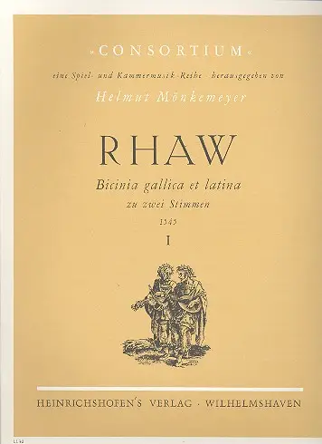 Bicinia gallica et latina Band 1 Versand Am Gleichen Tag