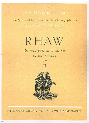 Bicinia gallica et latina Band 2 Geprüft