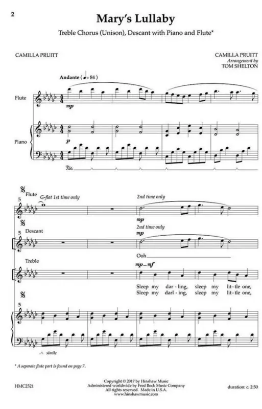 Camilla Shelton Pruitt_Tom Shelton, Mary's Lullaby Online Kaufen
