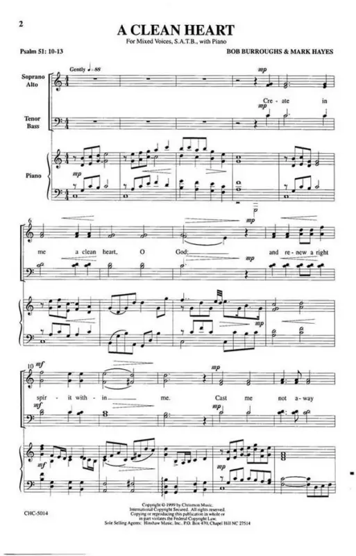 Bob Burroughs, A Clean Heart Must-Have