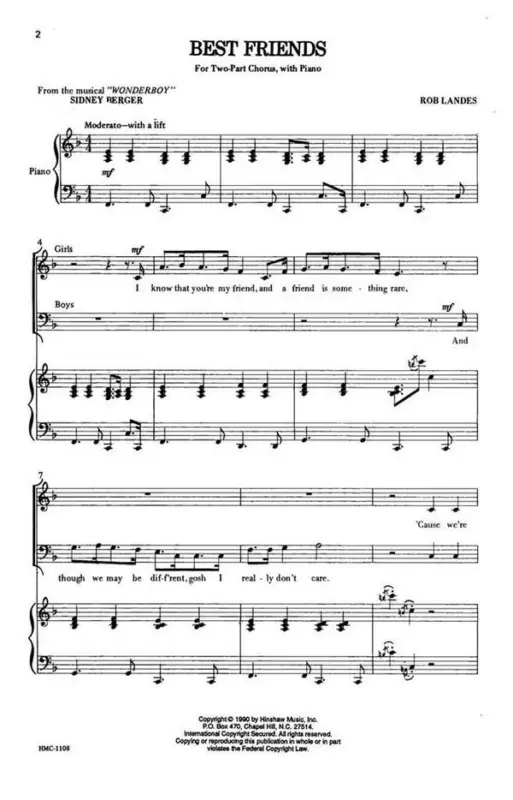 Ausverkauf Rob Landes, Best Friends