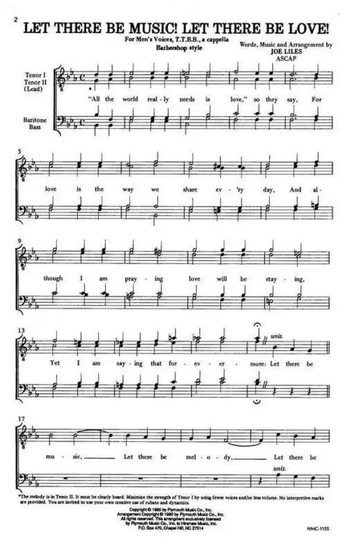 Super-Preis Joe Liles, Let There Be Music! Let There Be Love!