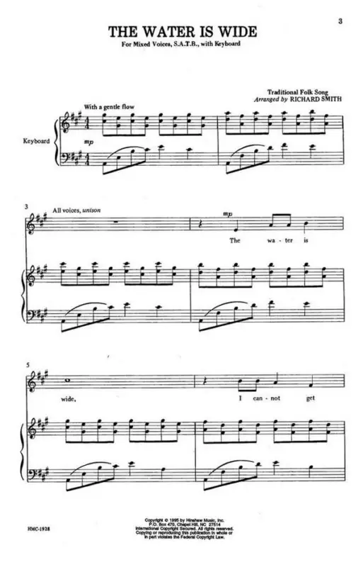 The Water Is Wide Neue Ware