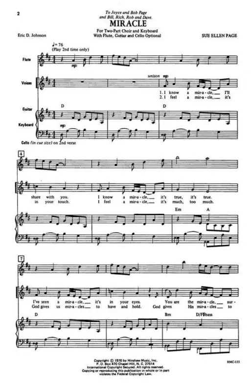 Sue Ellen Page, Miracle Bestseller