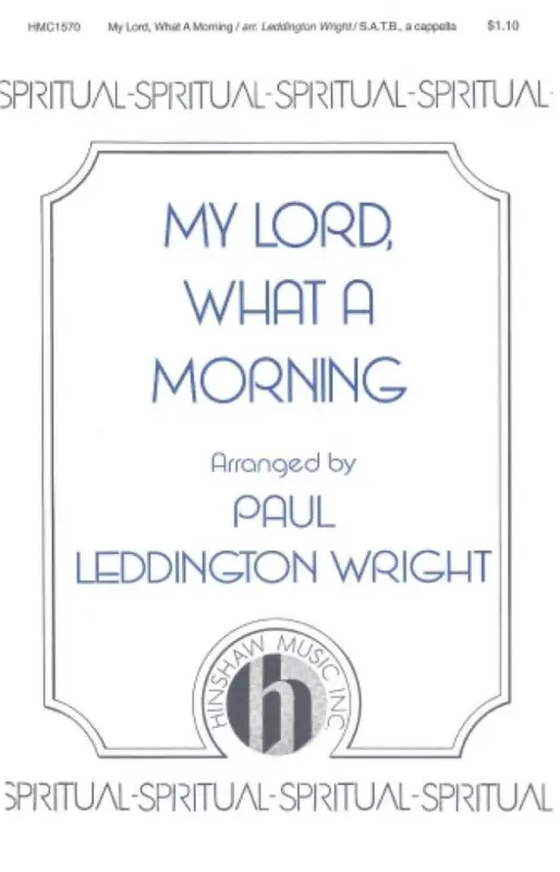 Versand Am Gleichen Tag My Lord, What A Morning