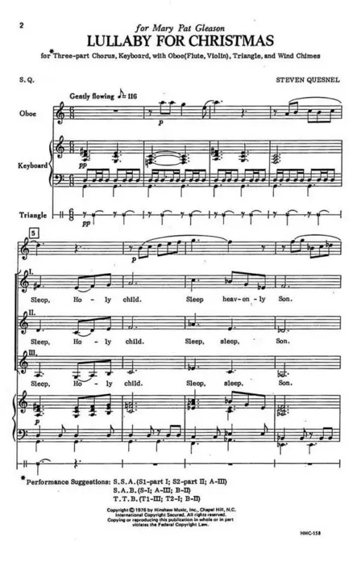 Steven Quesnel, Lullaby For Christmas Nur Für Kurze Zeit